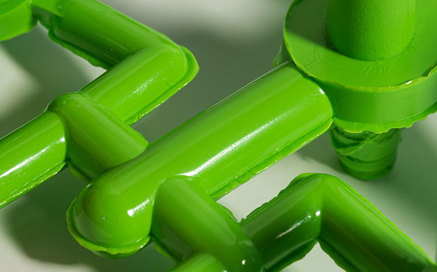 Flash on a moulded part