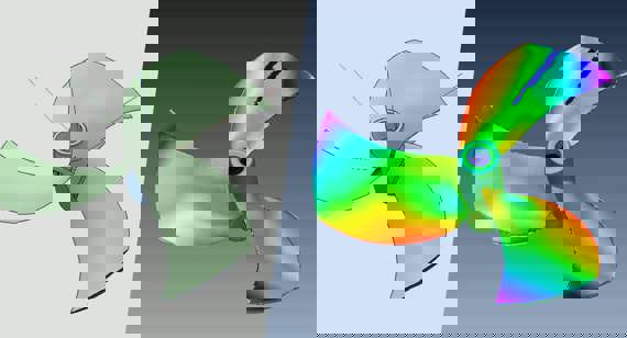 color map in digital inspection report