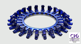 Kunststoff-Spritzguss Teil in der Detailansicht