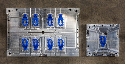 CAD design for multi-cavity mold
