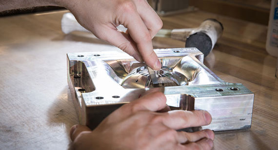 Aluminium mould tool