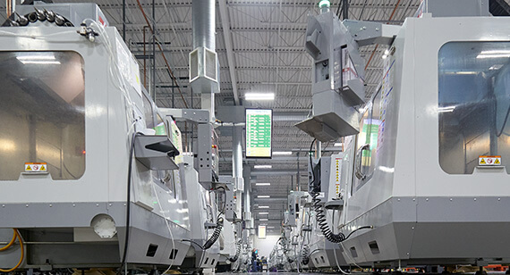 picture of digital manufacturing floor at Protolabs