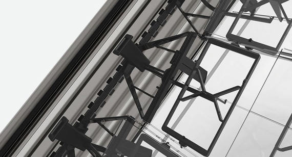 Close-up view of the Skyven Cogen System