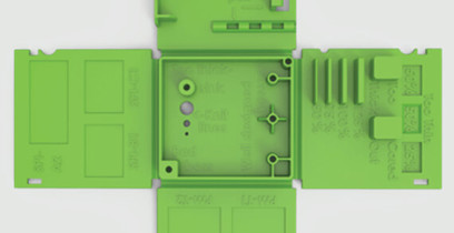 Il nostro design cube illustra le nervature spesse e sottili, l'uso appropriato dei soffietti, gli elementi sporgenti ben progettati e altre considerazioni da tenere presenti quando si cerca a rinforzare la resistenza nei pezzi*.