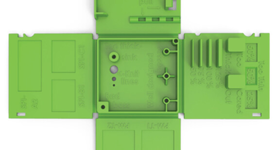 Cube modèle Protolabs