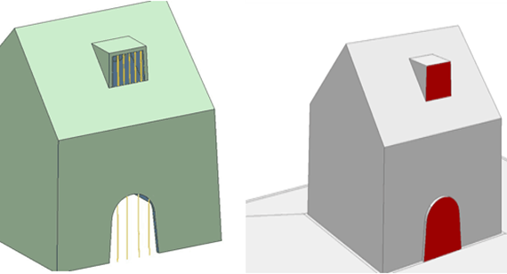 Illustration des Formens eines Kastens