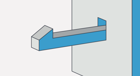 Ejector clip hook and shaft