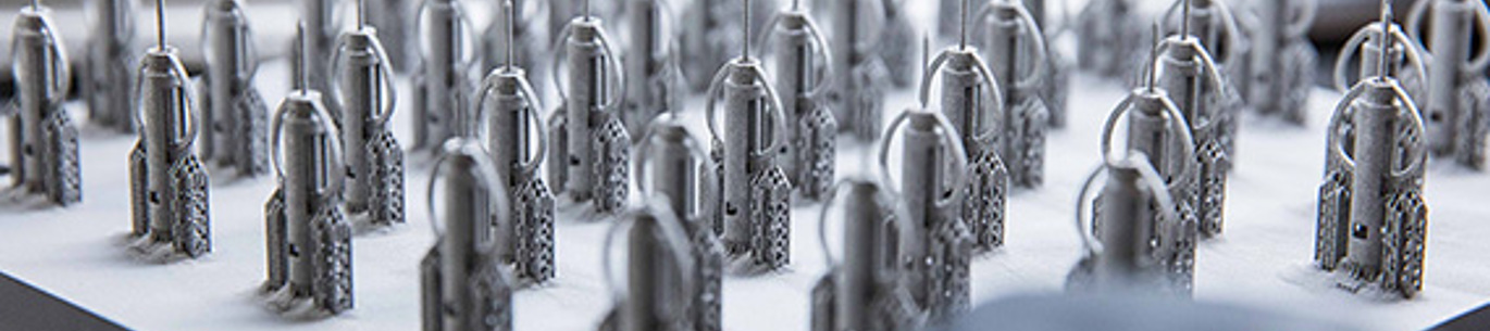 3d printed dmls parts pulled from machine