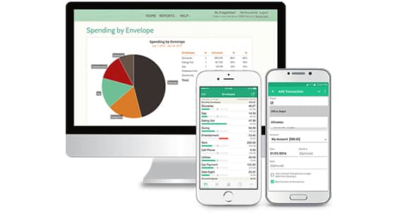 Goodbudget aiuta gli utenti a non sforare il loro budget destinando somme di denaro a spese specifiche. Foto, per gentile concessione di goodbudget.com