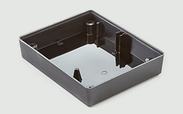 dark gray injection molding casing