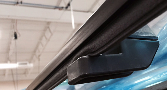 Machined nylon clips