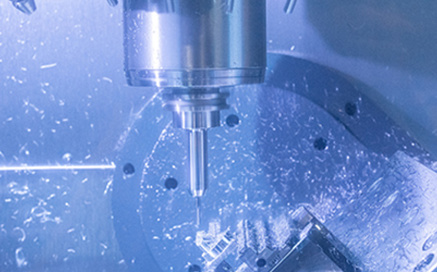 illustration of the high speed CNC machining process