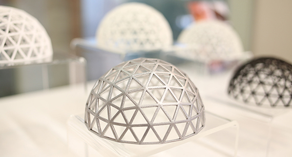 3d printed latticed dome