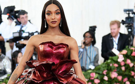 3D printed rose dress for met gala