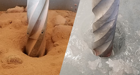 drilling into Mars soil