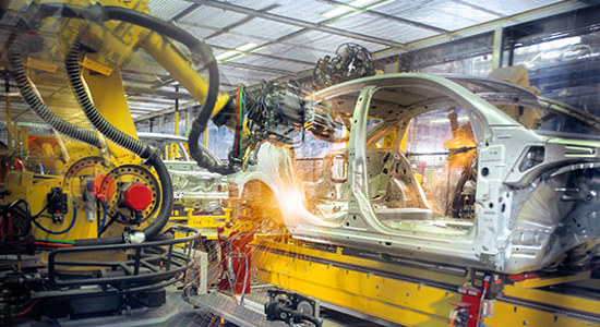 Automated automotive manufacturing facility