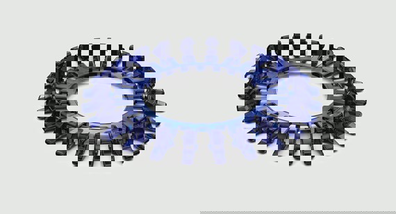 Glass-filled plastic part