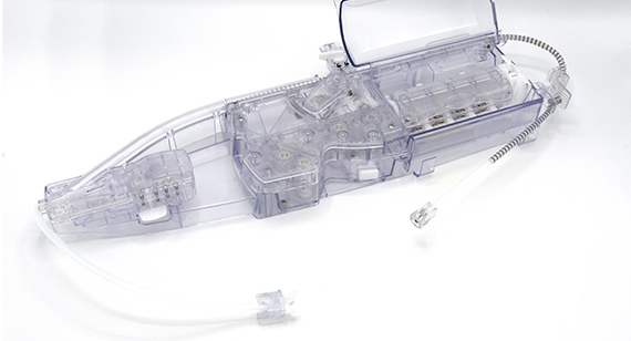 single use cassette for CorPath manufactured at Protolabs
