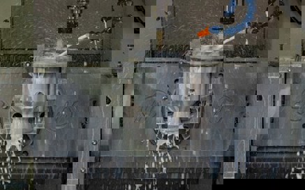 Post-process machining on a DMLS part