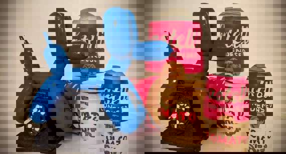 Dog & Bone art project