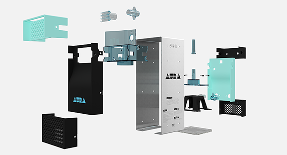 Aura Ventilator sheet metal fabrication