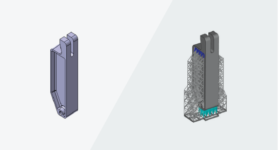 image of a 3d cad model of a bottle opener