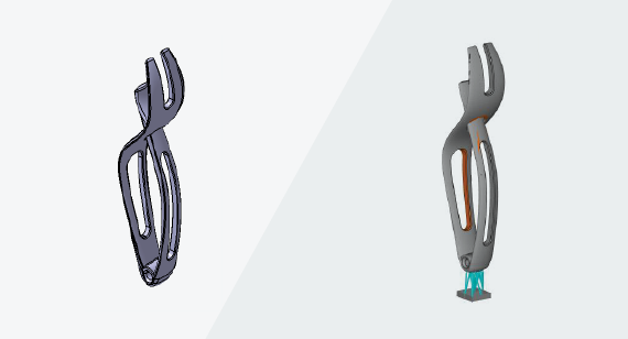 Bottle opener design optimized for additive manufacturing