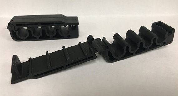 Ford's injection molded fuel-line clips made from recycled 3D printing plastics
