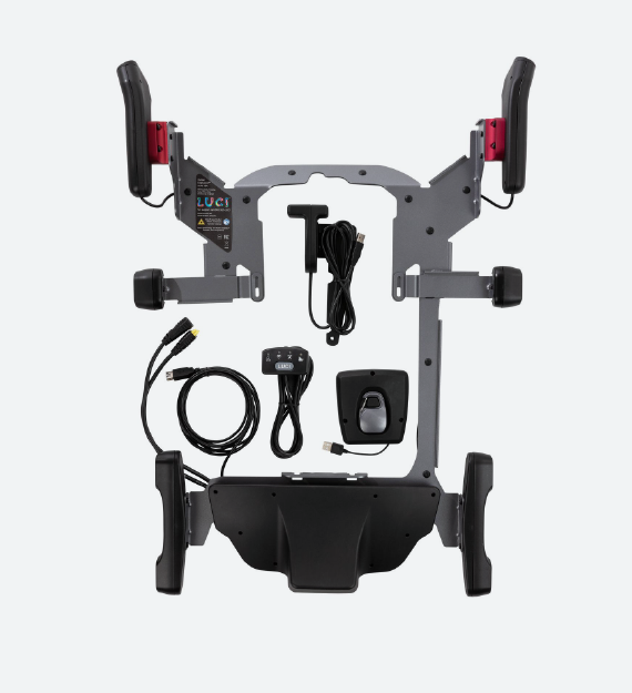 Protolabs helped LUCI engineers with the injection molding of various plastic housings and the sheet metal fabrication of the chair’s frame and platform.