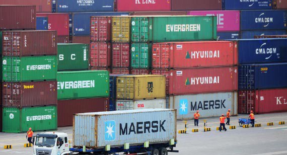 Transportcontainer, Teil einer Lieferkette