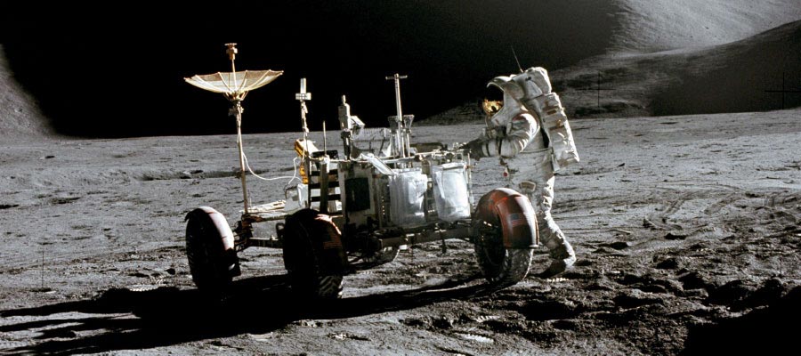 Apollo 15 EV Moon Rover. Courtesy of NASA.