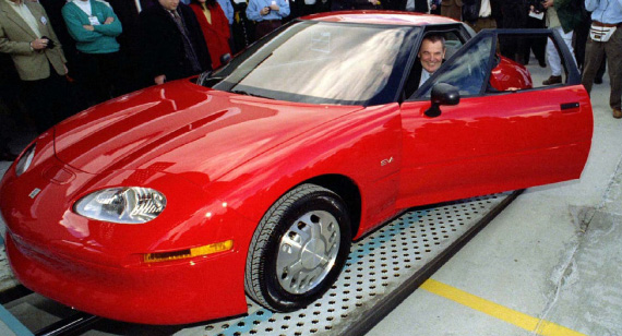 GM’s EV1 Electric Car in 1996.
