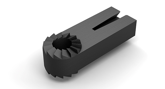 Multi Jet Fusion 3D-printed part