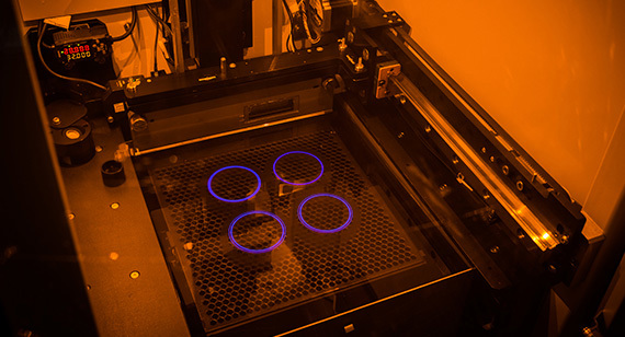 Parts made using stereolithography