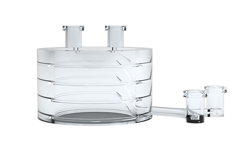 impression 3d SLA Microfluidic medical part