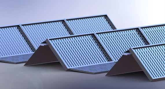 Skyven solar panel system with optical mirror technology