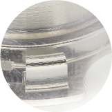 Aluminium CNC Milled Surface Finish on Metal Part, sharp edges removed