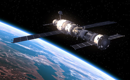 satellite in space