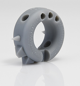 Silver 3D printed part