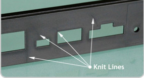Lignes de soudure et résines