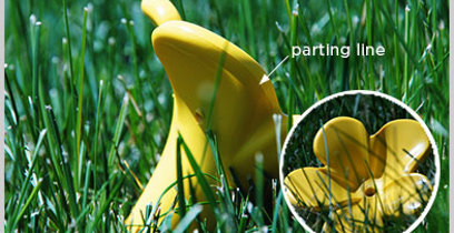 linea di giunzione si trova lungo i petali esterni del fiore 