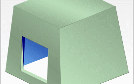 Eliminación de acciones laterales con ángulo de desmoldeo