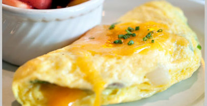 Esampio con un'omelette