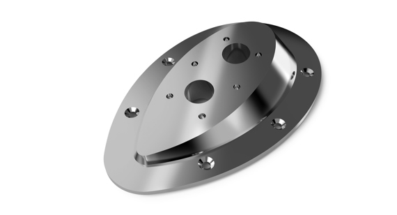 cnc milled aerospace part