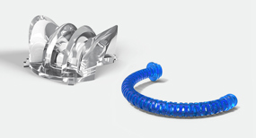 Standard and optical liquid silicone rubber parts