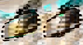 A vehicle rear view mirror manufactured with magnesium