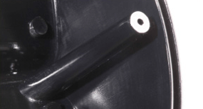 Versenkung auf dem Kunststoffteil