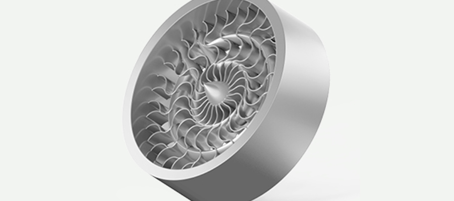 metal 3 D printed part