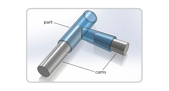 Tapering the side channel