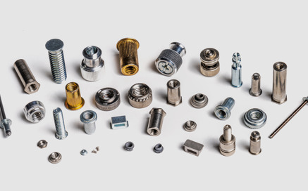 Hardware inserts for sheet metal components